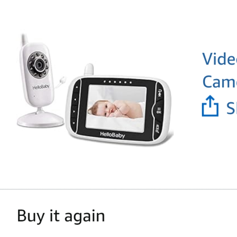 Mobile Baby Monitor Radio Signal Night IR Vision Volume Adjusting